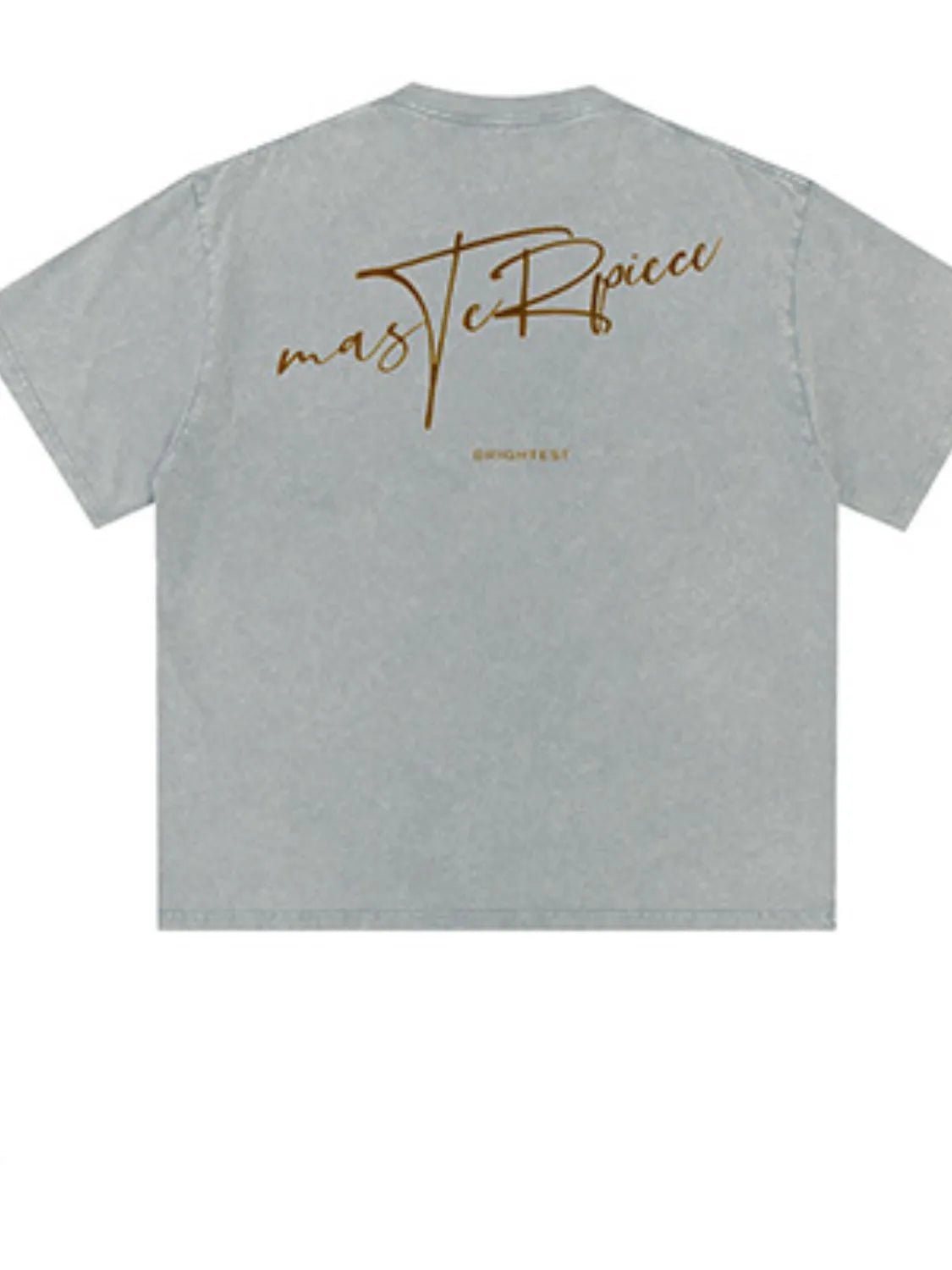 Men's Plus Size Round Neck Letter Graphic T-Shirt - My Wear Clothing Co