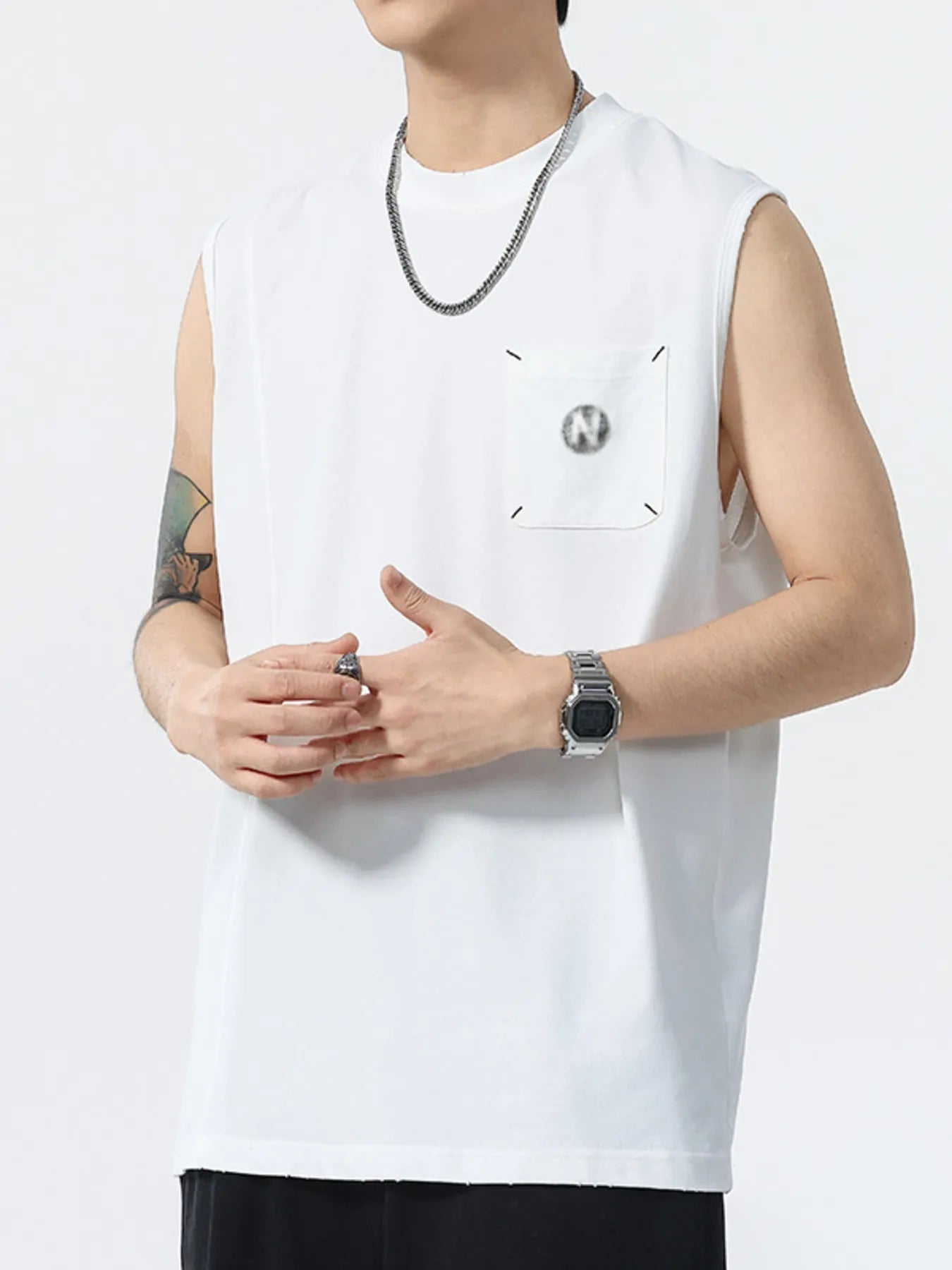 Men's Plus Size Round Neck Tank - My Wear Clothing Co