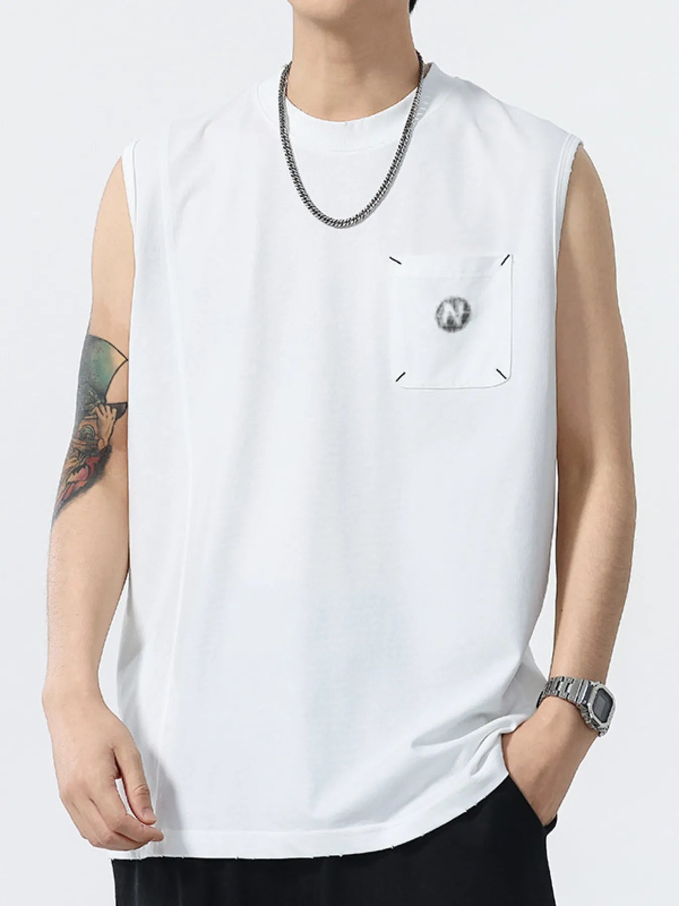 Men's Plus Size Round Neck Tank - My Wear Clothing Co