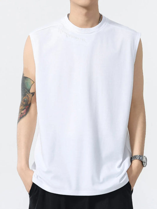 Men's Plus Size Round Neck Tank - My Wear Clothing Co