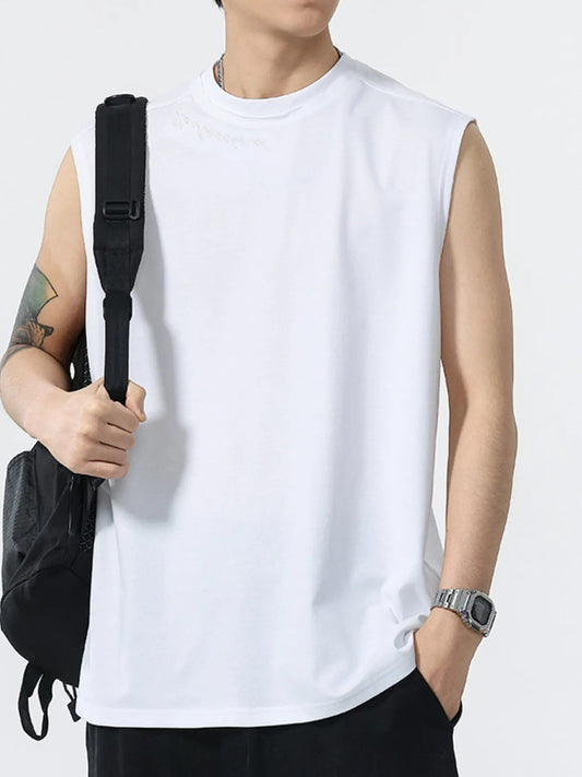 Men's Plus Size Round Neck Tank - My Wear Clothing Co