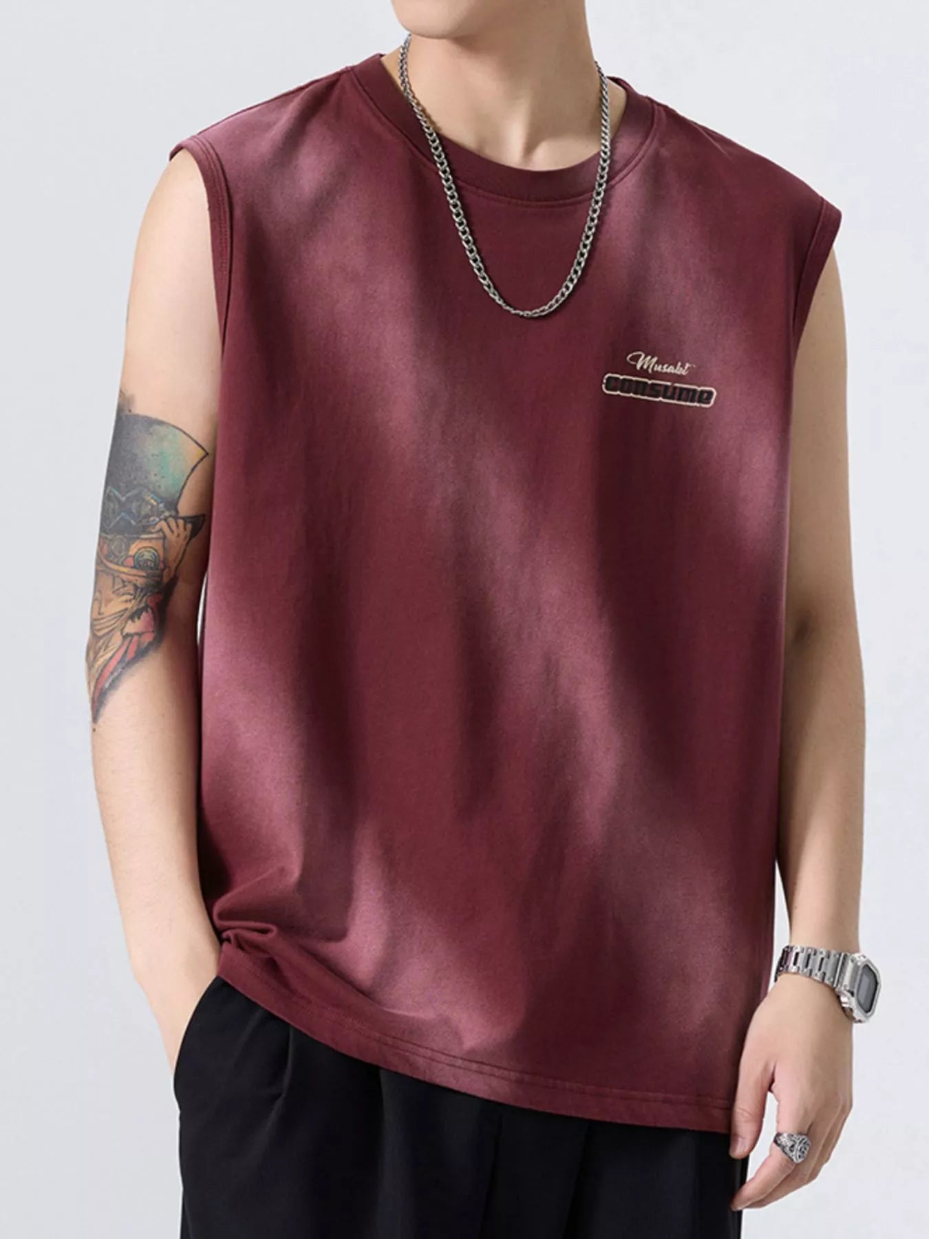 Men's Plus Size Round Neck Tank - My Wear Clothing Co