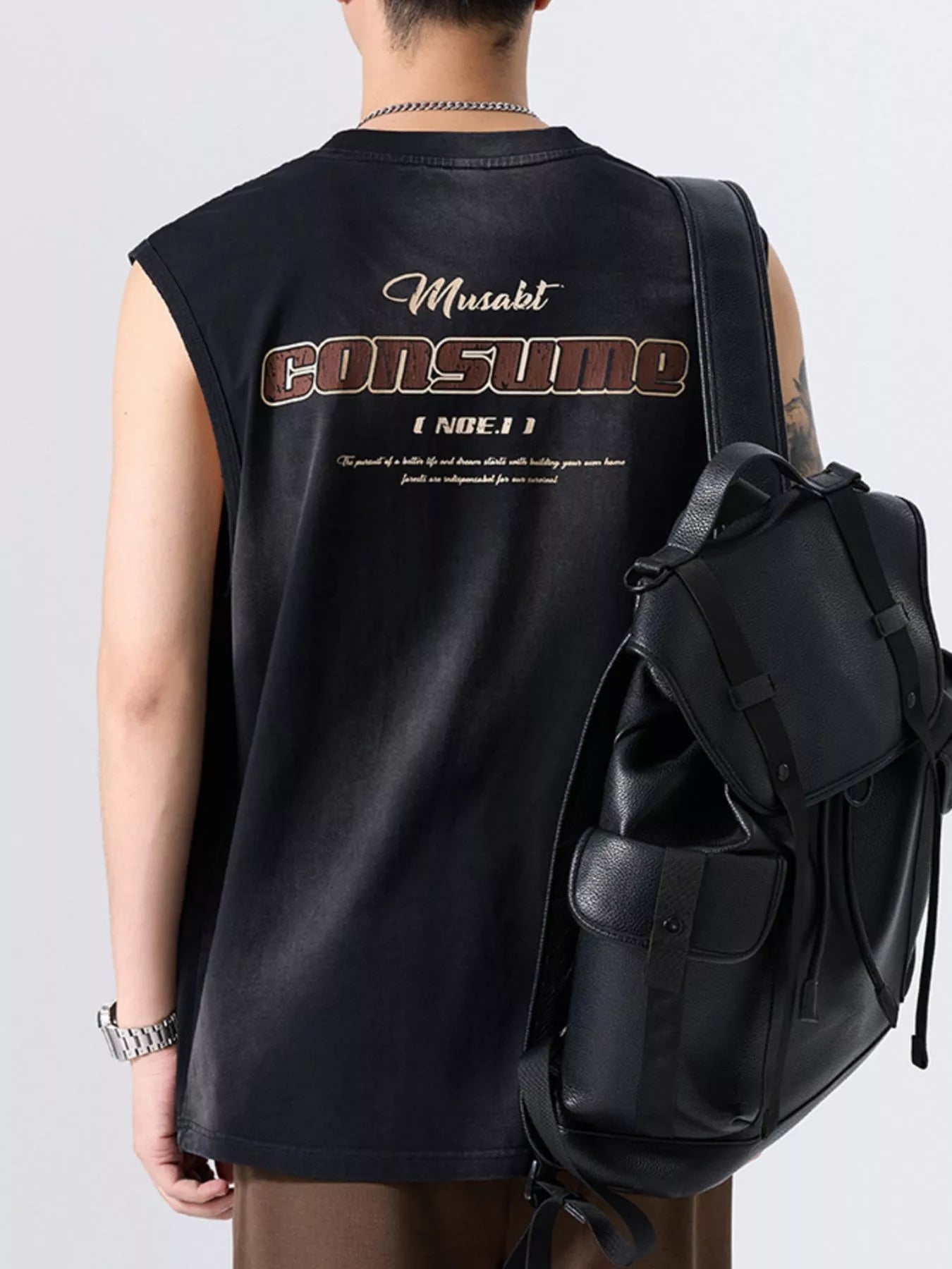 Men's Plus Size Round Neck Tank - My Wear Clothing Co