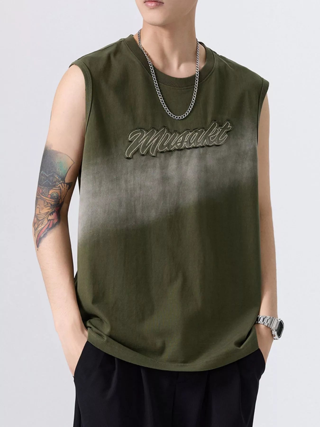 Men's Plus Size Round Neck Tank - My Wear Clothing Co