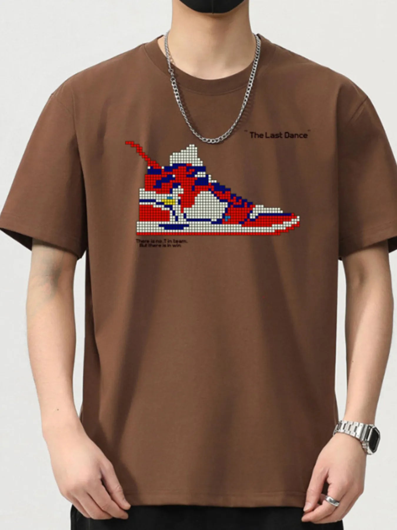 Men's Plus Size Shoe Graphic Round Neck Short Sleeve T-Shirt - My Wear Clothing Co