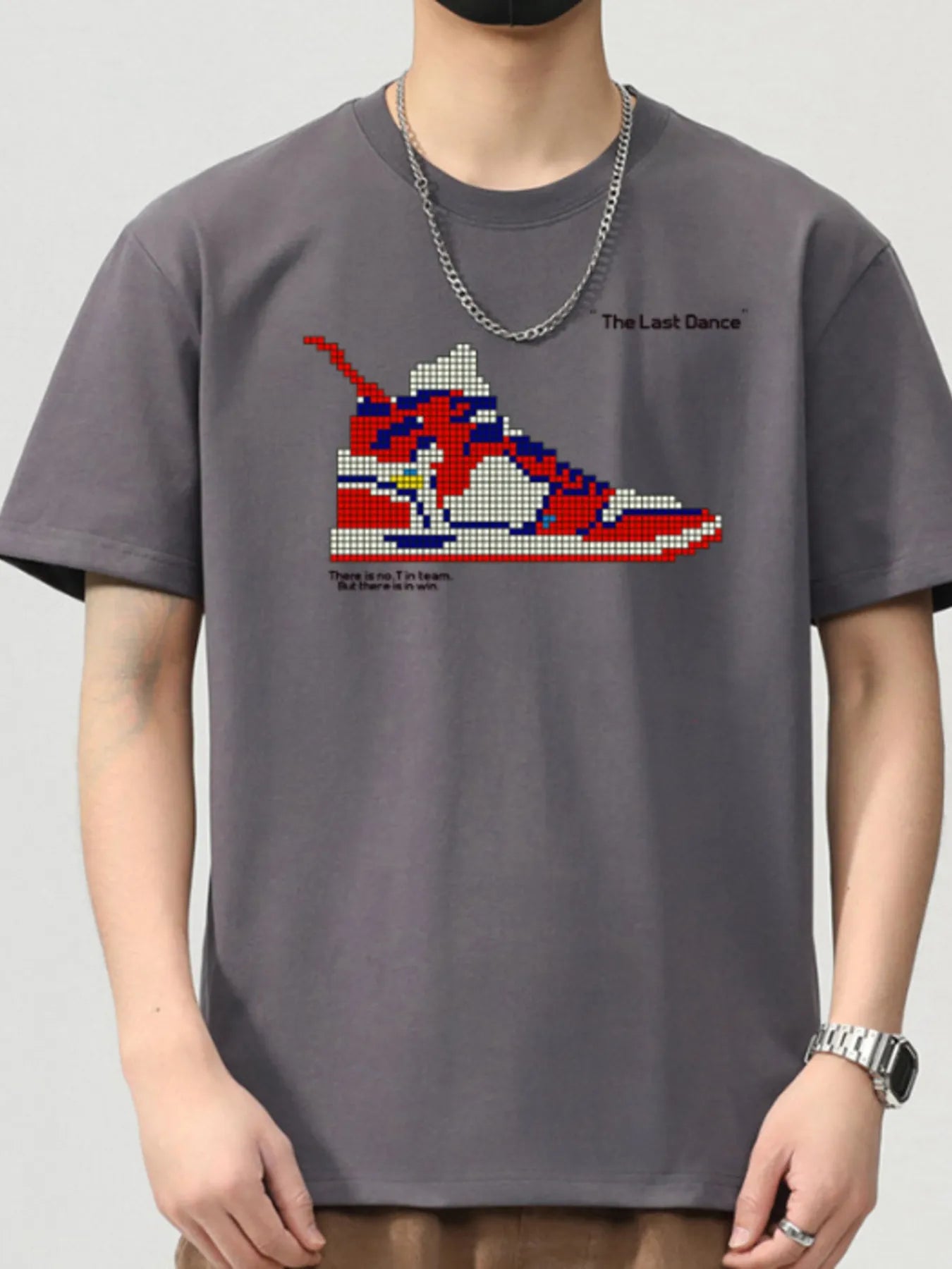 Men's Plus Size Shoe Graphic Round Neck Short Sleeve T-Shirt - My Wear Clothing Co