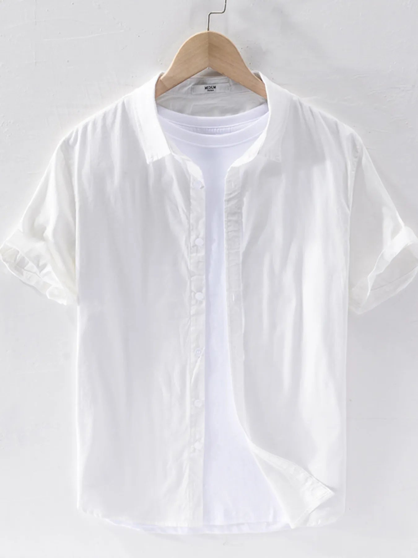 Men's Plus Size Short Sleeve Button - Up Shirt - My Wear Clothing Co