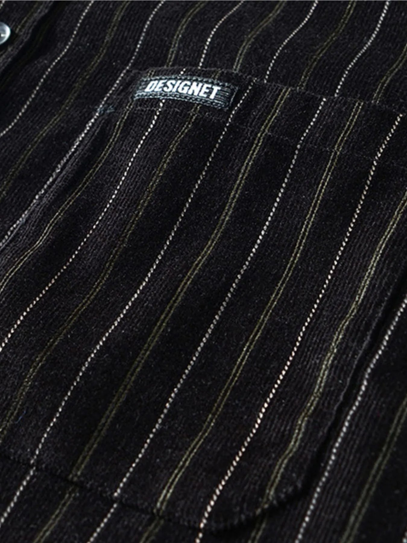 Men's Plus Size Striped Button Up Long Sleeve Shirt - My Wear Clothing Co