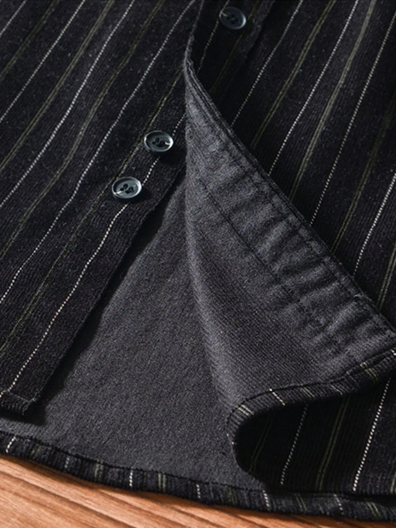 Men's Plus Size Striped Button Up Long Sleeve Shirt - My Wear Clothing Co