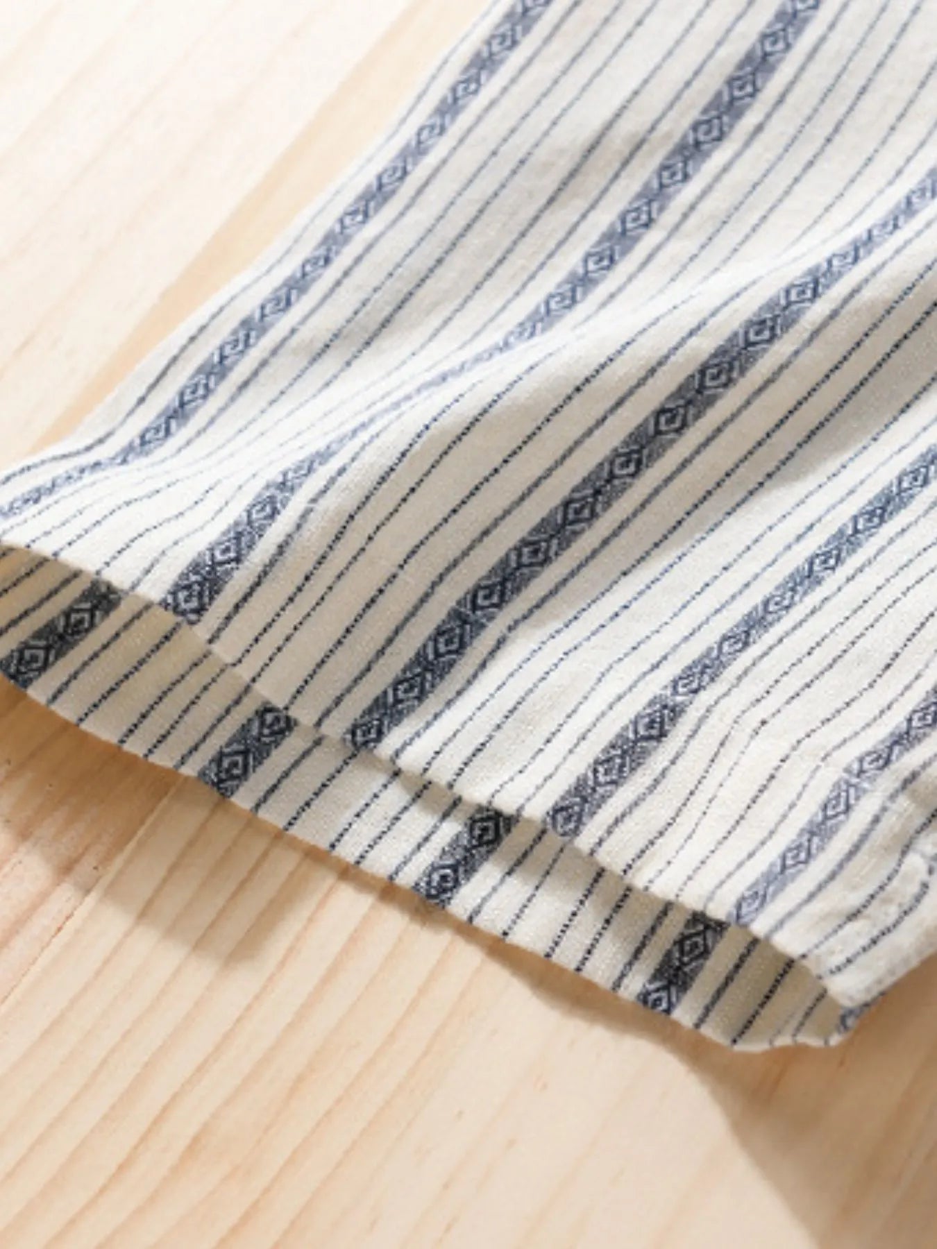 Men's Plus Size Striped Button Up Short Sleeve Shirt - My Wear Clothing Co