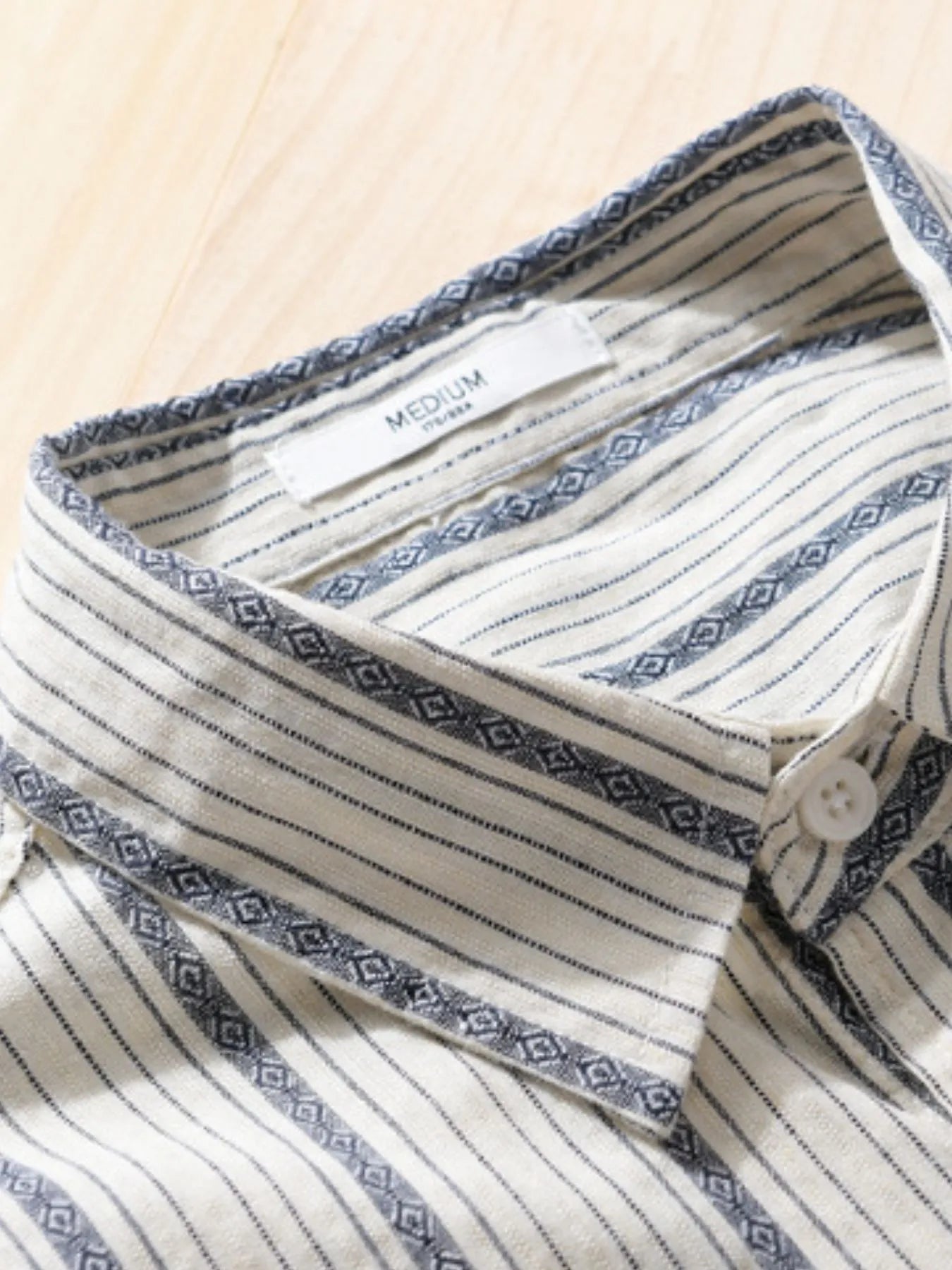 Men's Plus Size Striped Button Up Short Sleeve Shirt - My Wear Clothing Co