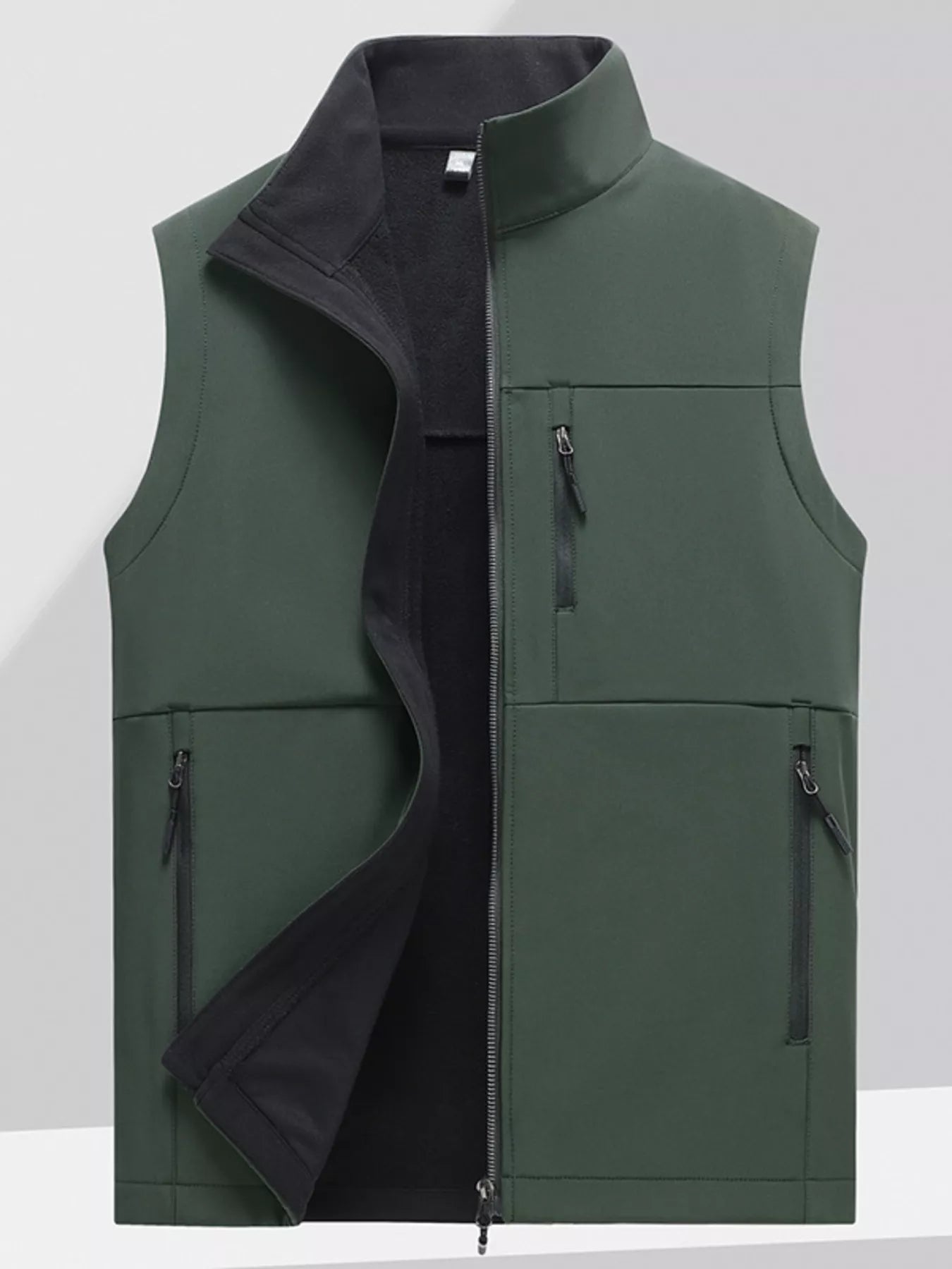 Men's Plus Size Zip Up Outdoor Vest - My Wear Clothing Co