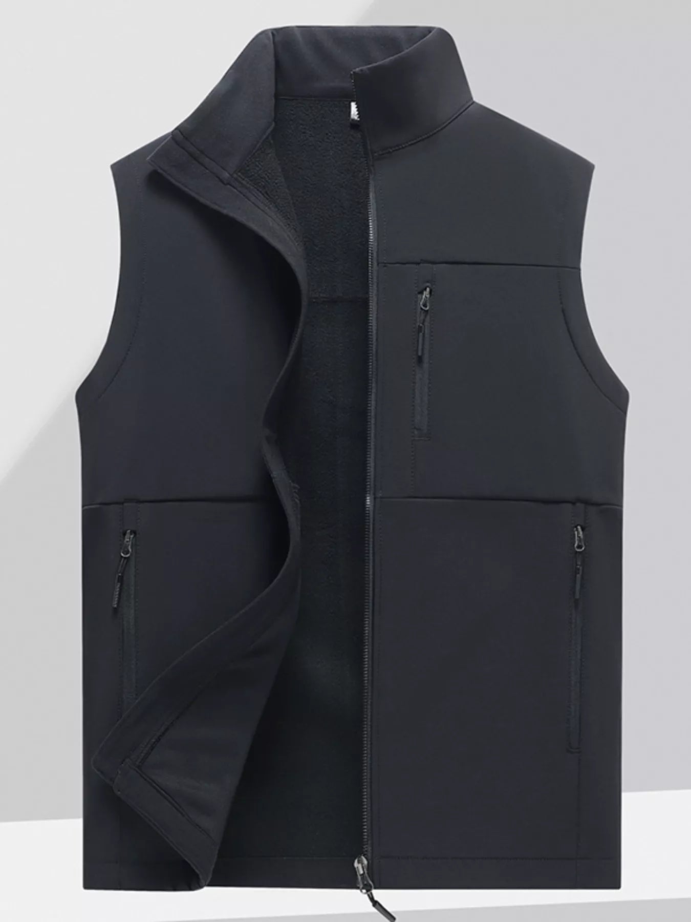 Men's Plus Size Zip Up Outdoor Vest - My Wear Clothing Co
