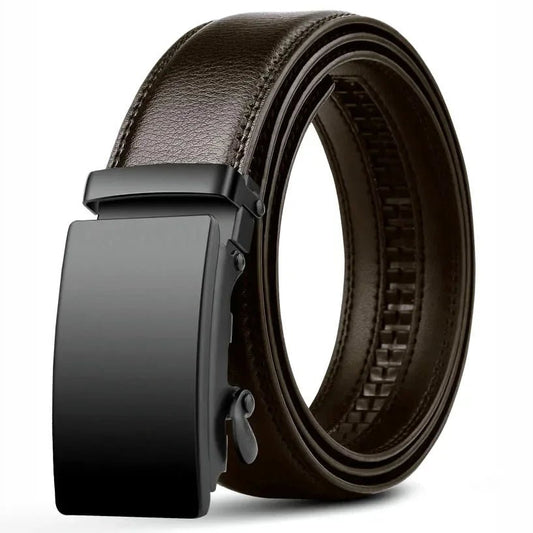 Men's PU Leather Belt with Automatic Buckle – Sleek & Stylish - My Wear Clothing Co