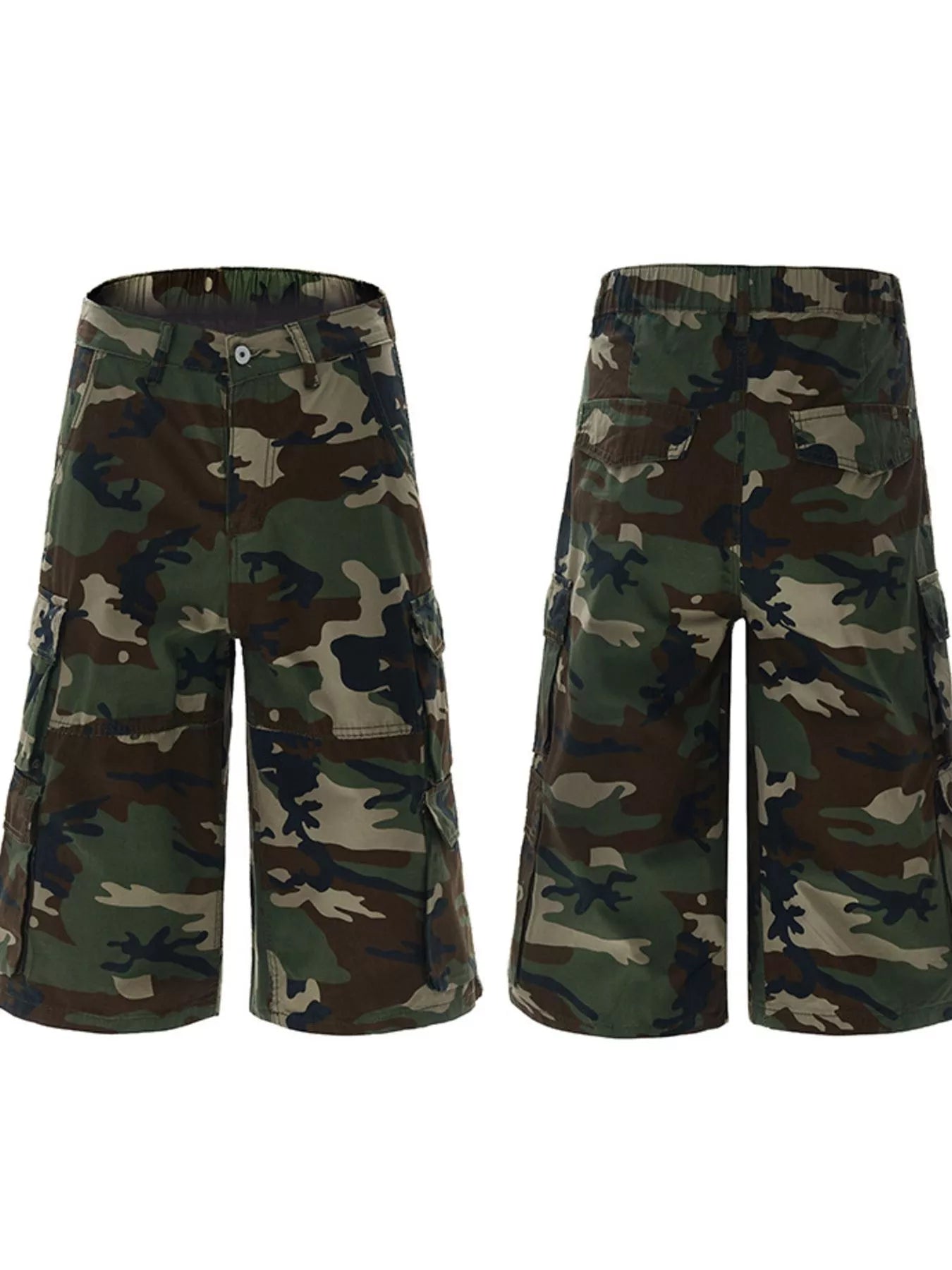 Men's Relaxed Fit Camo Cargo Shorts - My Wear Clothing Co