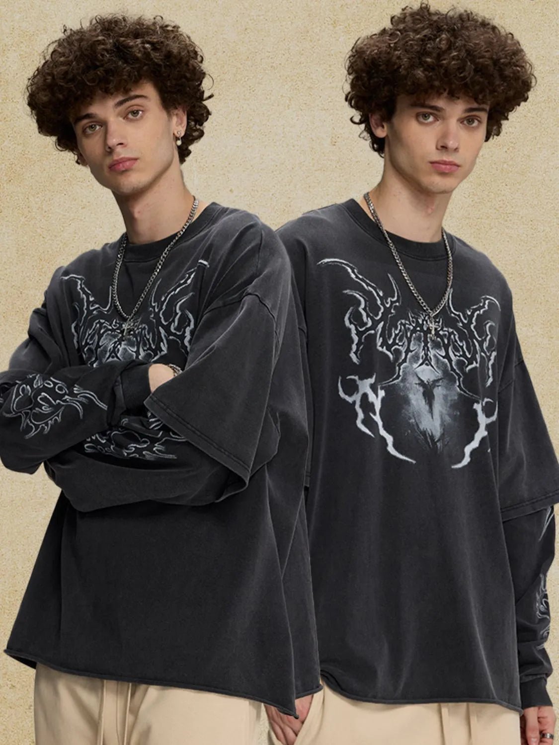 Men's Round Neck Graphic T-Shirt - My Wear Clothing Co