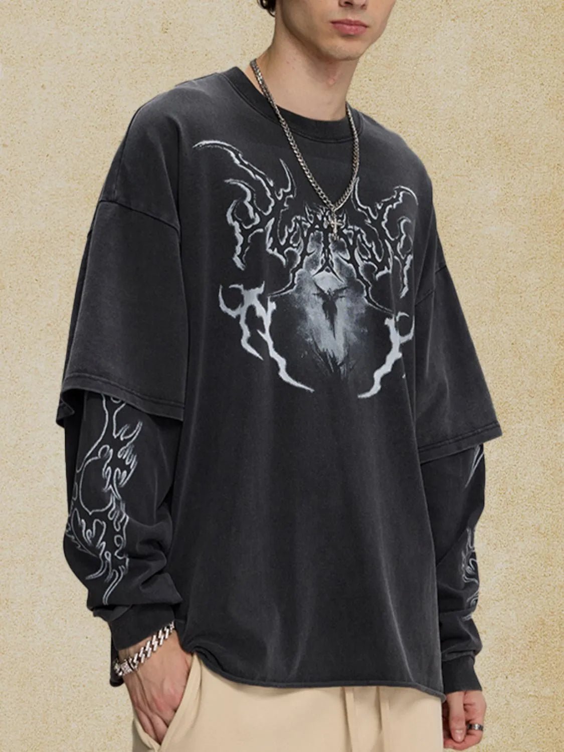 Men's Round Neck Graphic T-Shirt - My Wear Clothing Co