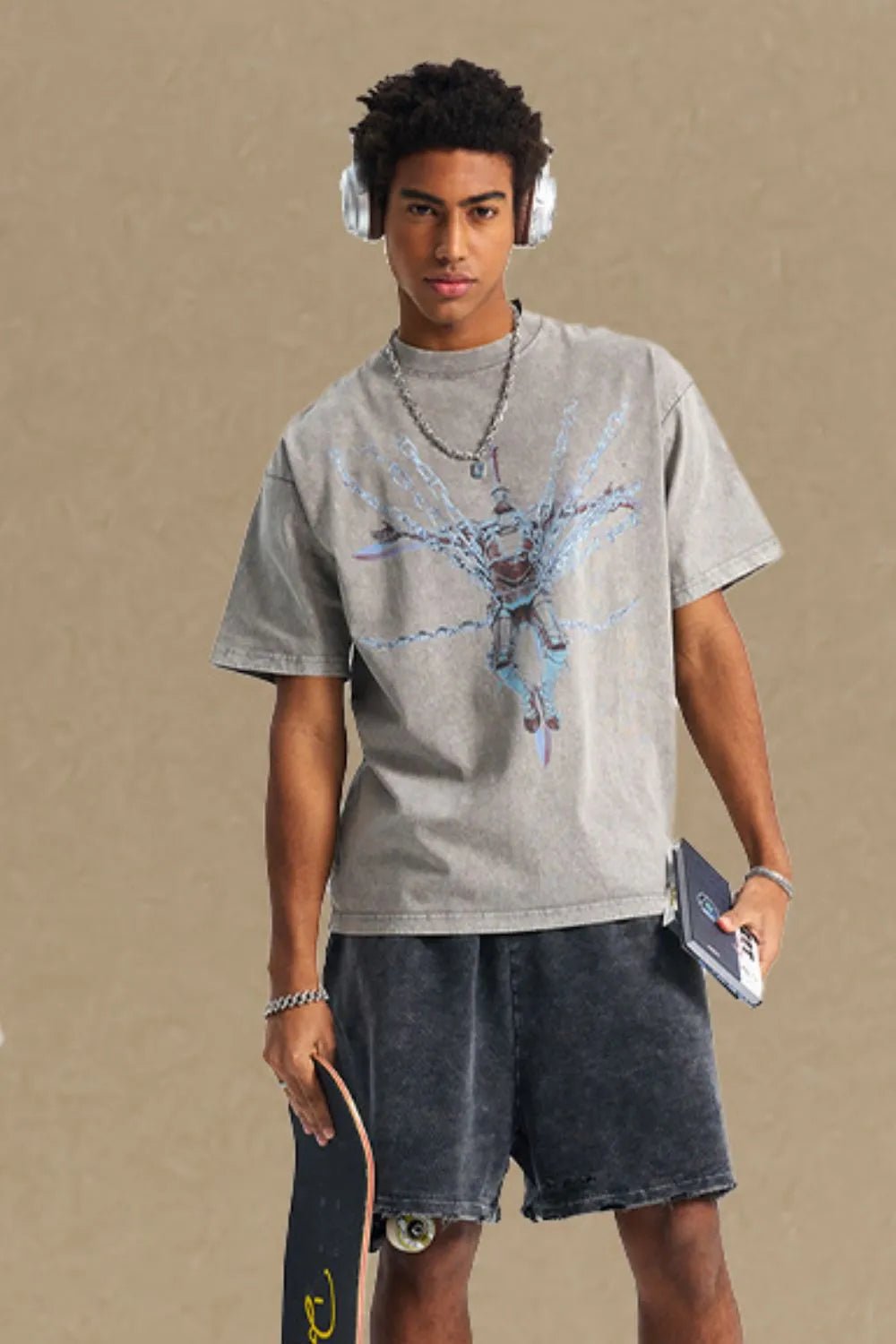 Men's Round Neck Graphic T-Shirt - My Wear Clothing Co