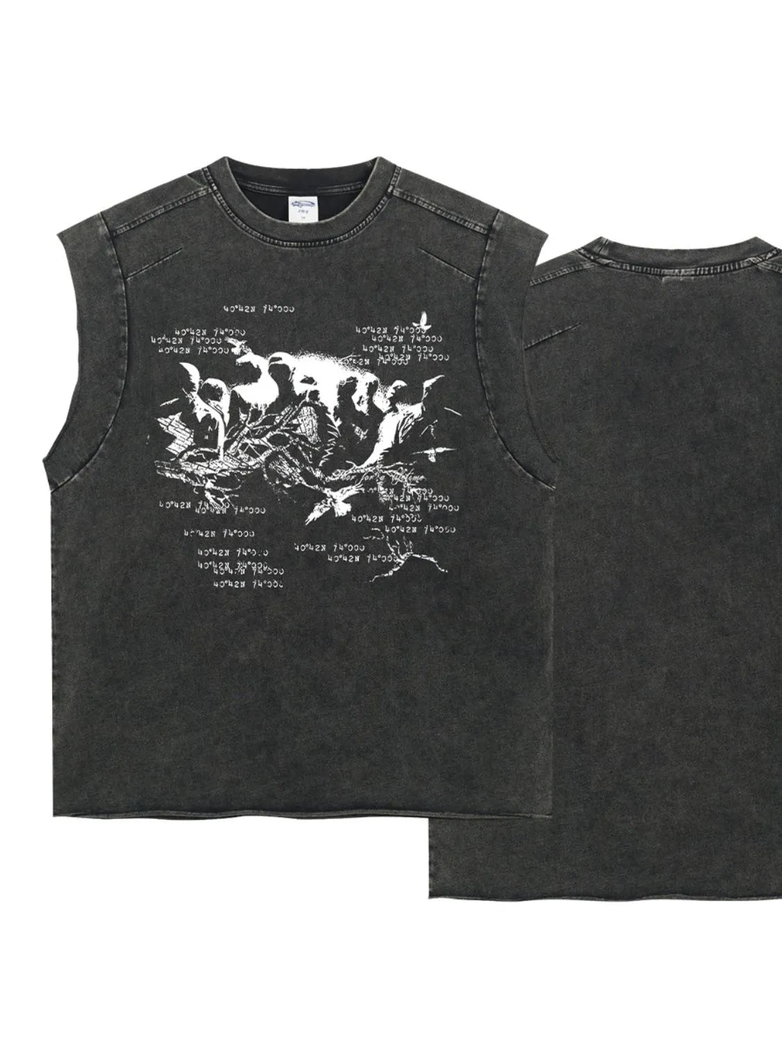 Men's Round Neck Graphic Tank - My Wear Clothing Co