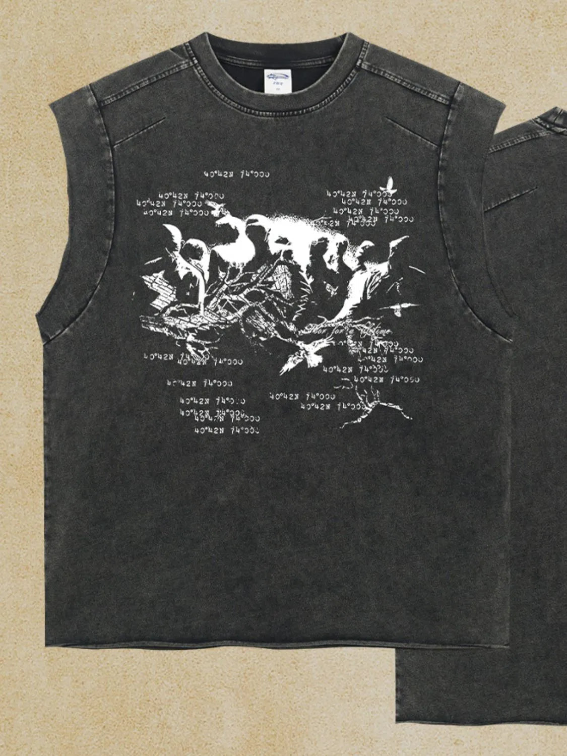Men's Round Neck Graphic Tank - My Wear Clothing Co