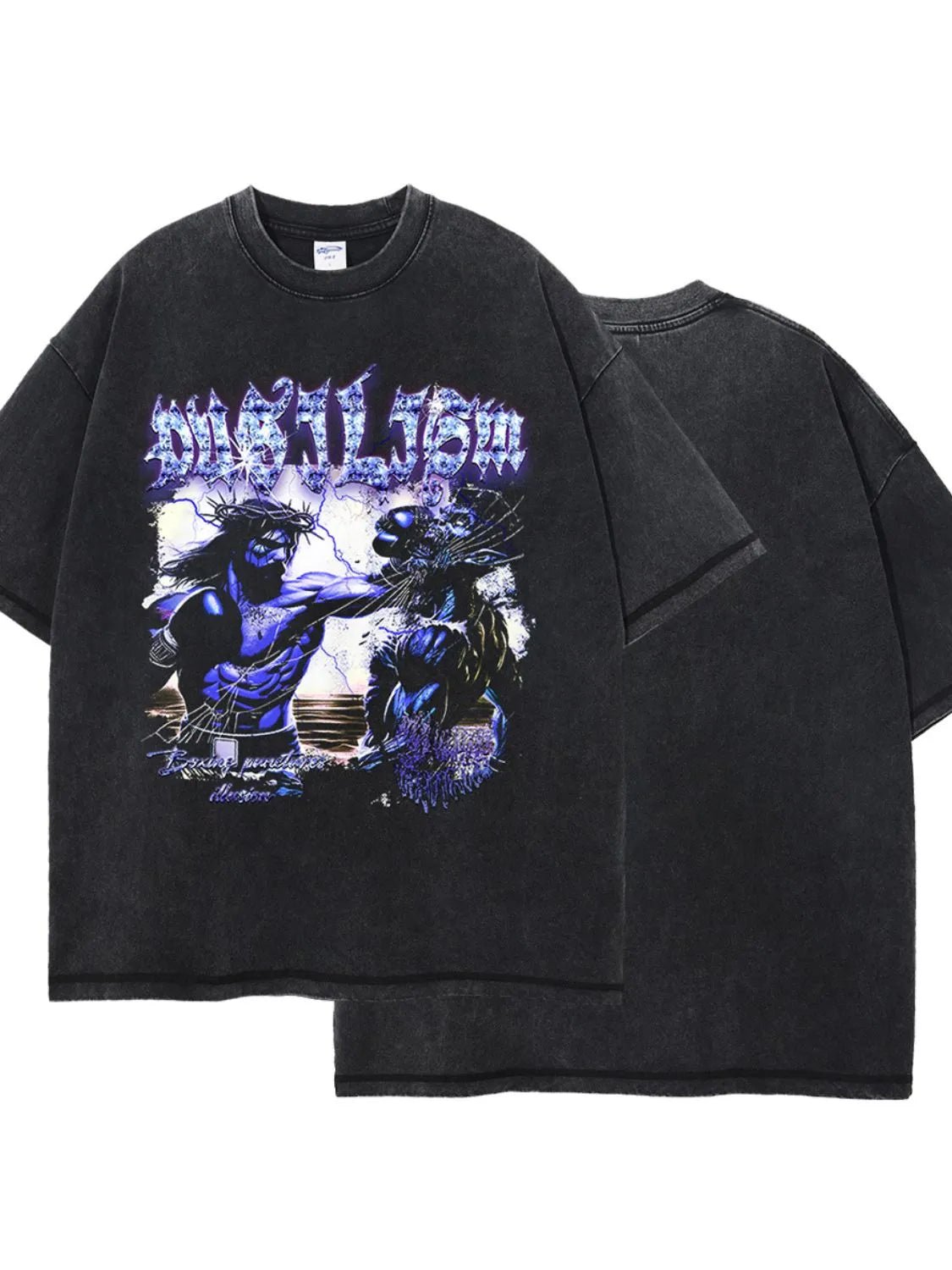 Men's Round Neck Half Sleeve Graphic T-Shirt - My Wear Clothing Co