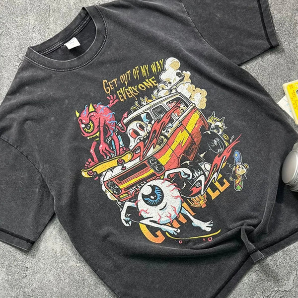 Men's Round Neck Half Sleeve Graphic T-Shirt - My Wear Clothing Co