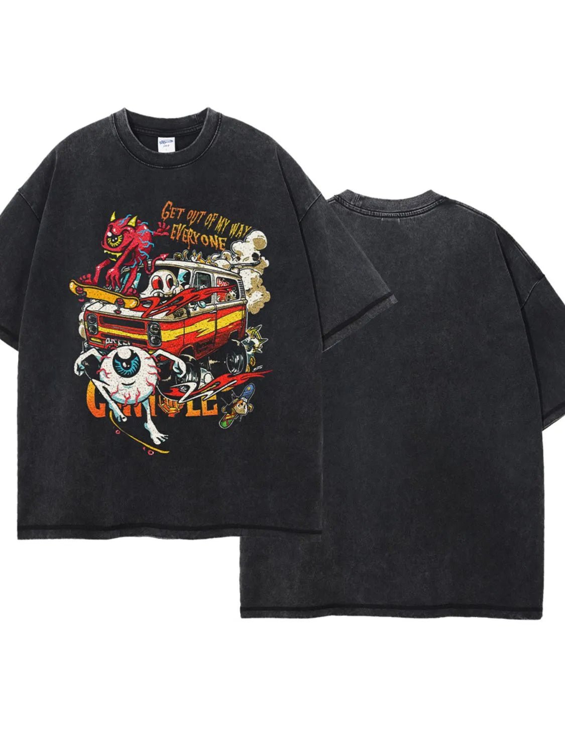 Men's Round Neck Half Sleeve Graphic T-Shirt - My Wear Clothing Co