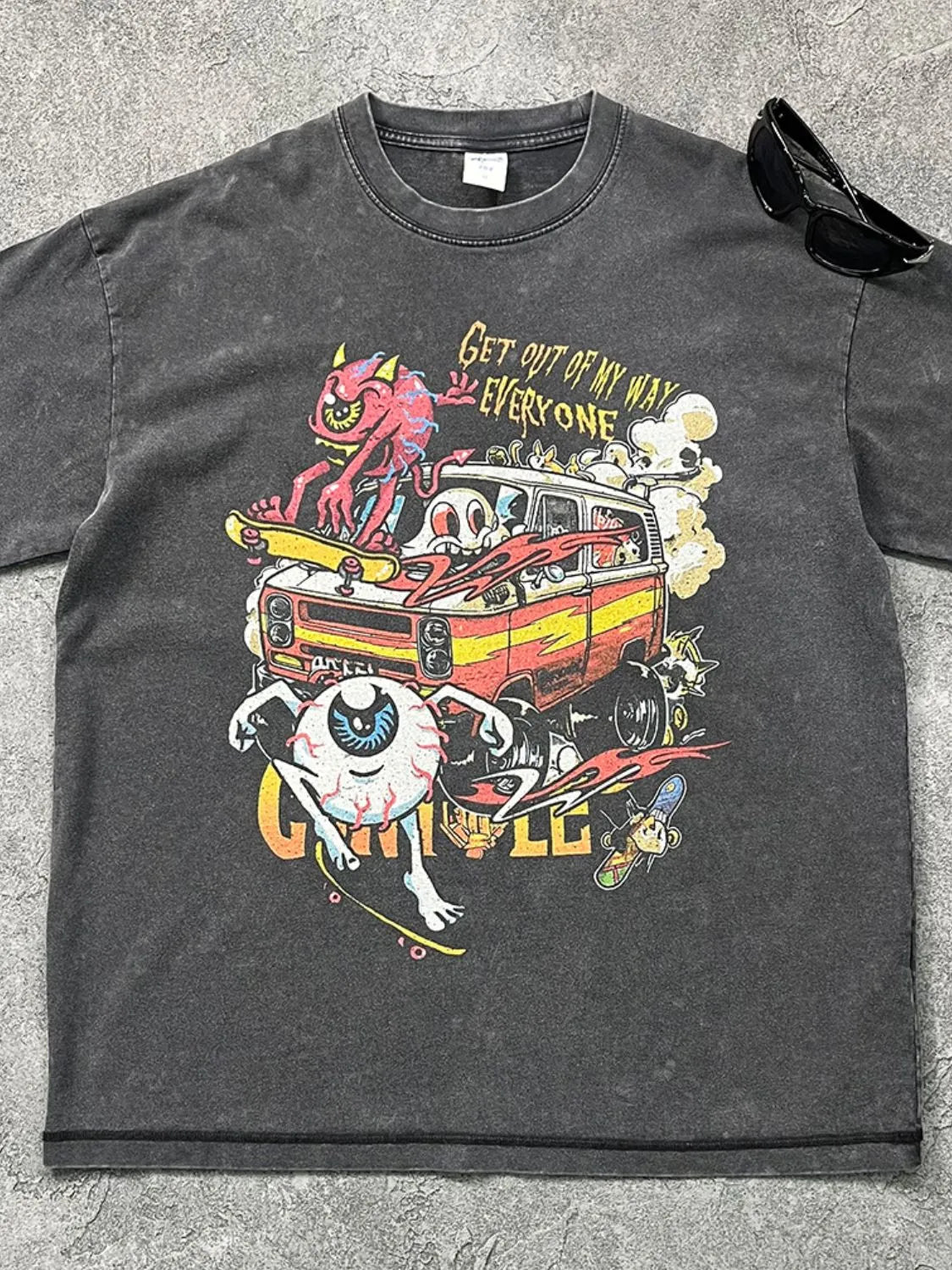 Men's Round Neck Half Sleeve Graphic T-Shirt - My Wear Clothing Co