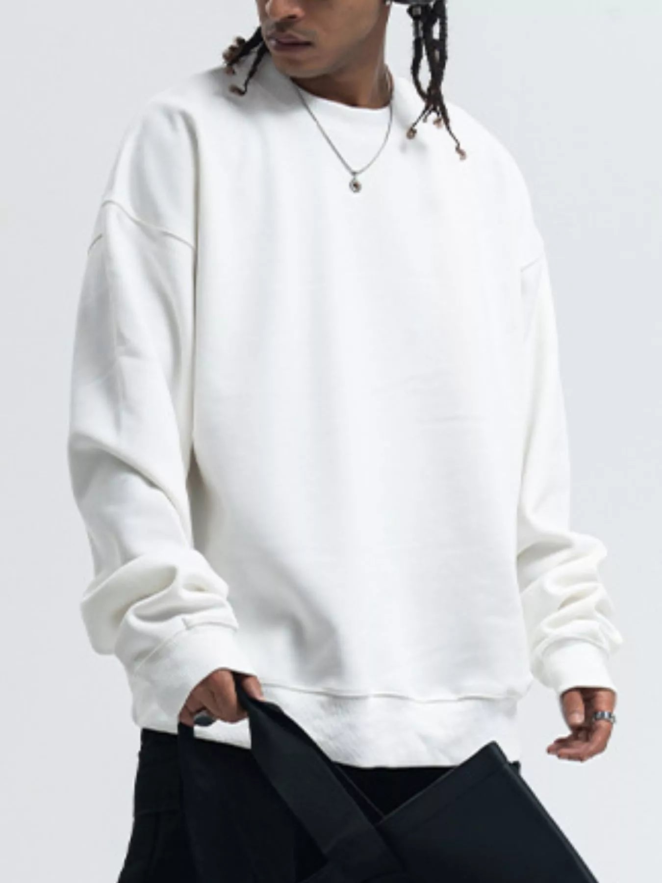 Men's Round Neck Long Sleeve Sweatshirt – Classic Comfort, Everyday Style - My Wear Clothing Co