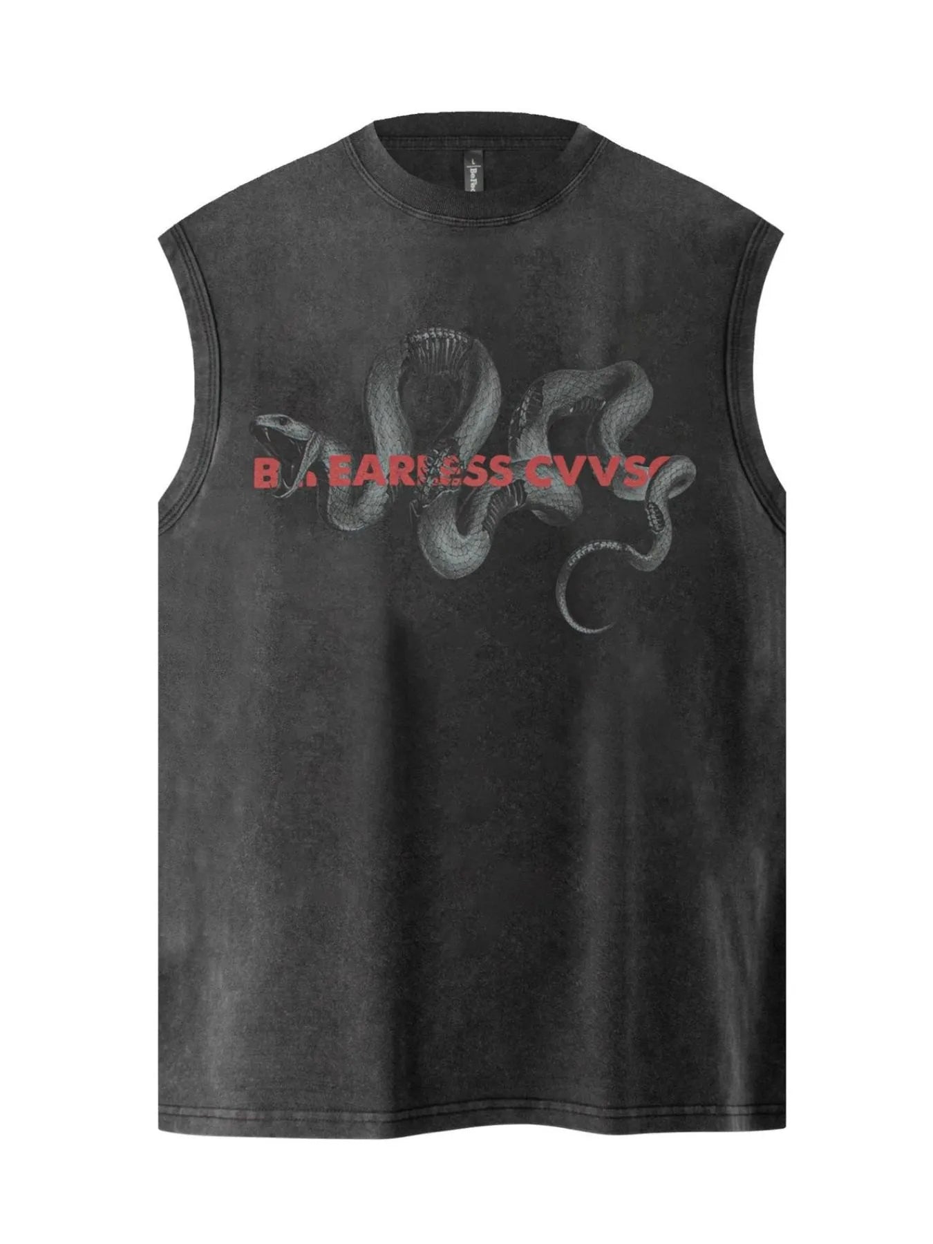 Men's Round Neck Snake Graphic Tank - My Wear Clothing Co