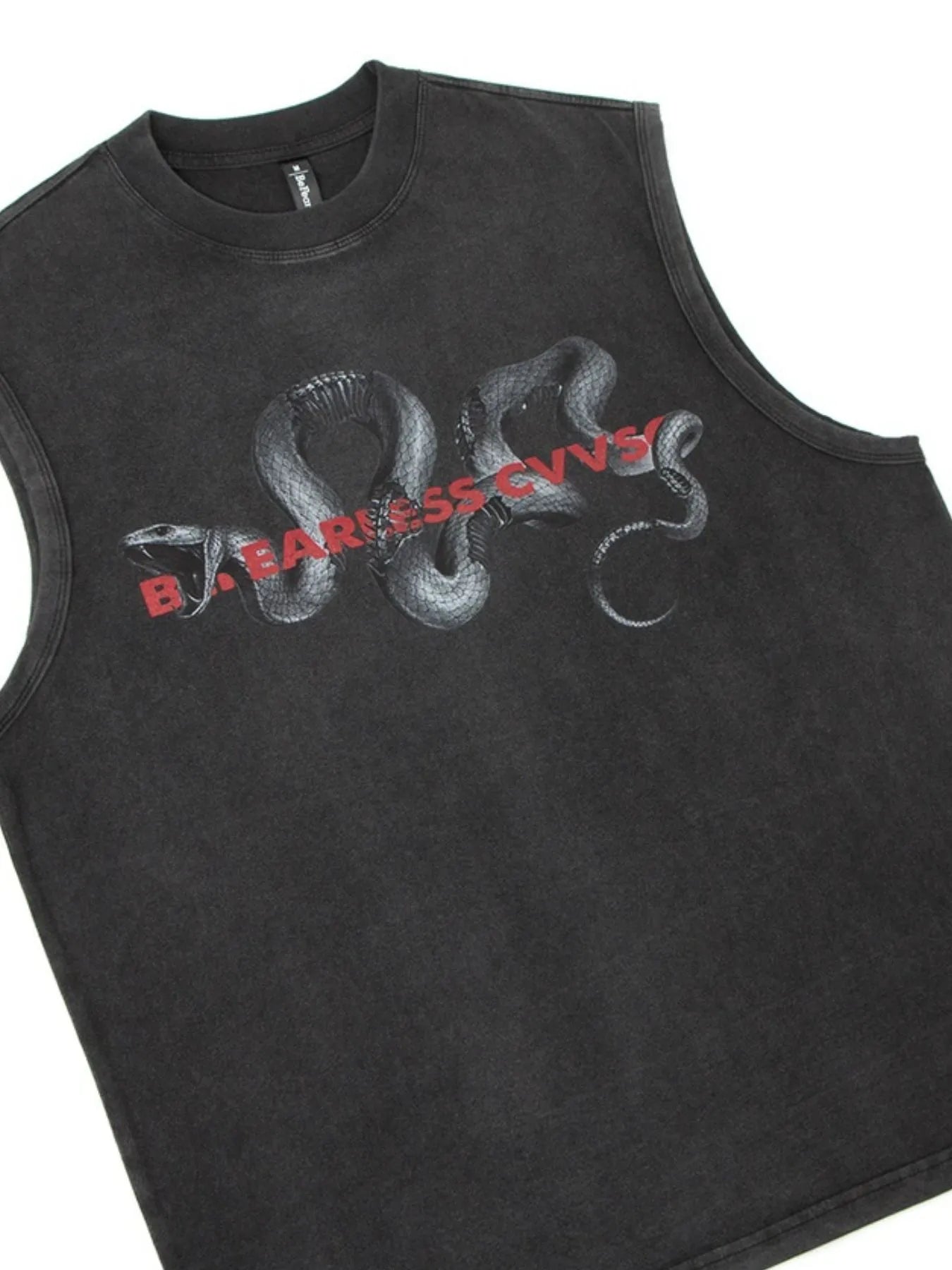 Men's Round Neck Snake Graphic Tank - My Wear Clothing Co