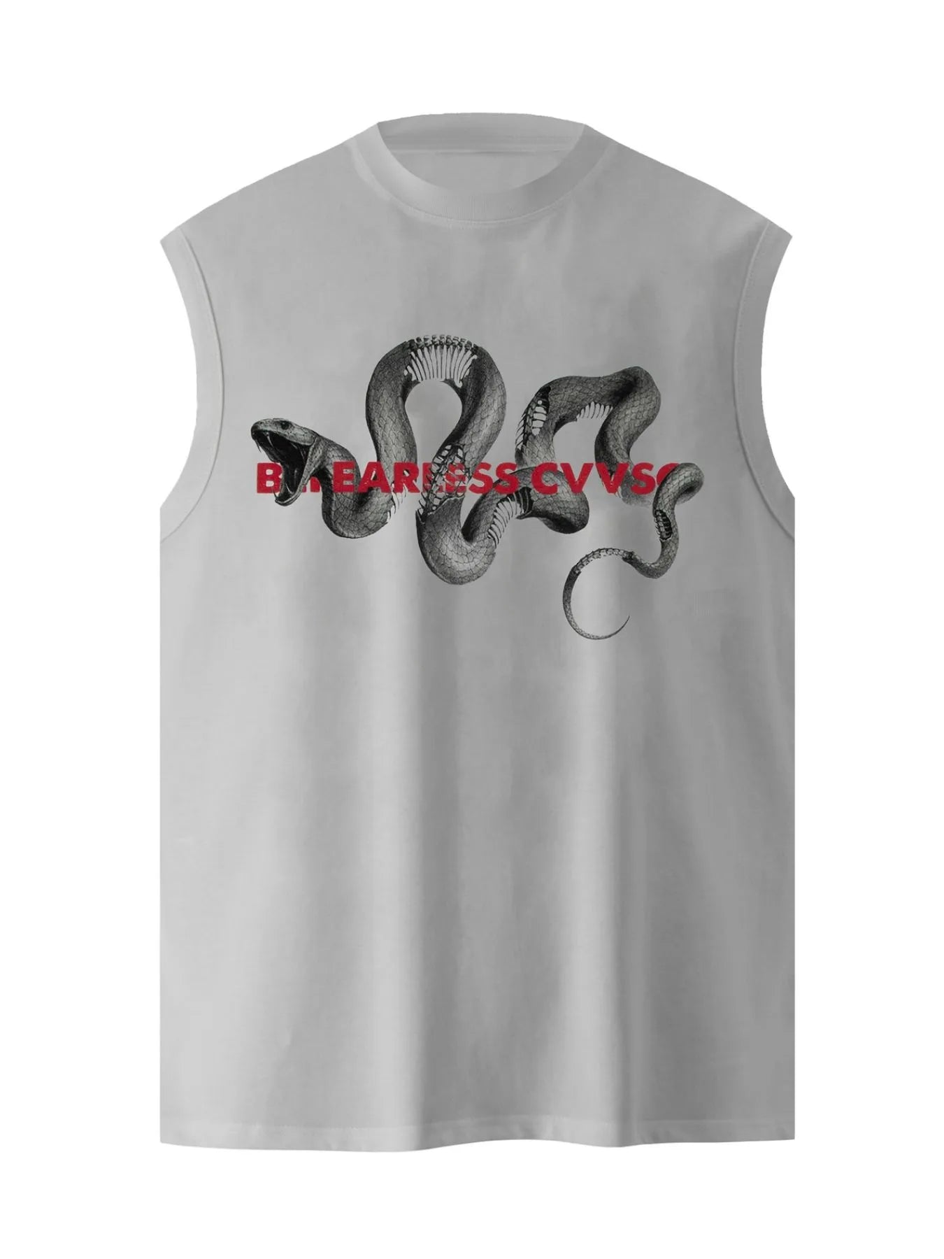 Men's Round Neck Snake Graphic Tank - My Wear Clothing Co