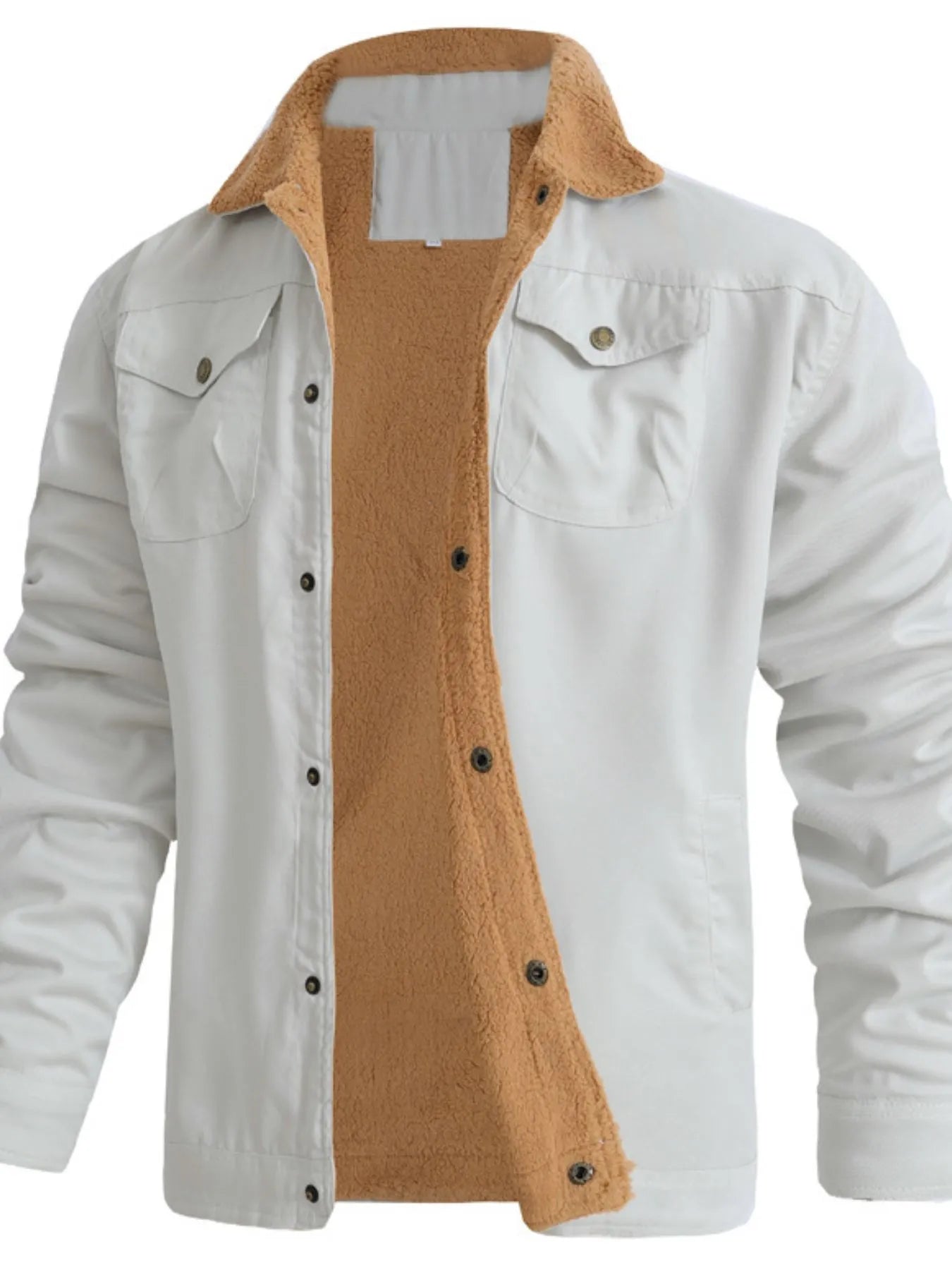 Men's Sherpa Lined Jacket (S–5XL) – Built for Cold, Styled for Comfort - My Wear Clothing Co