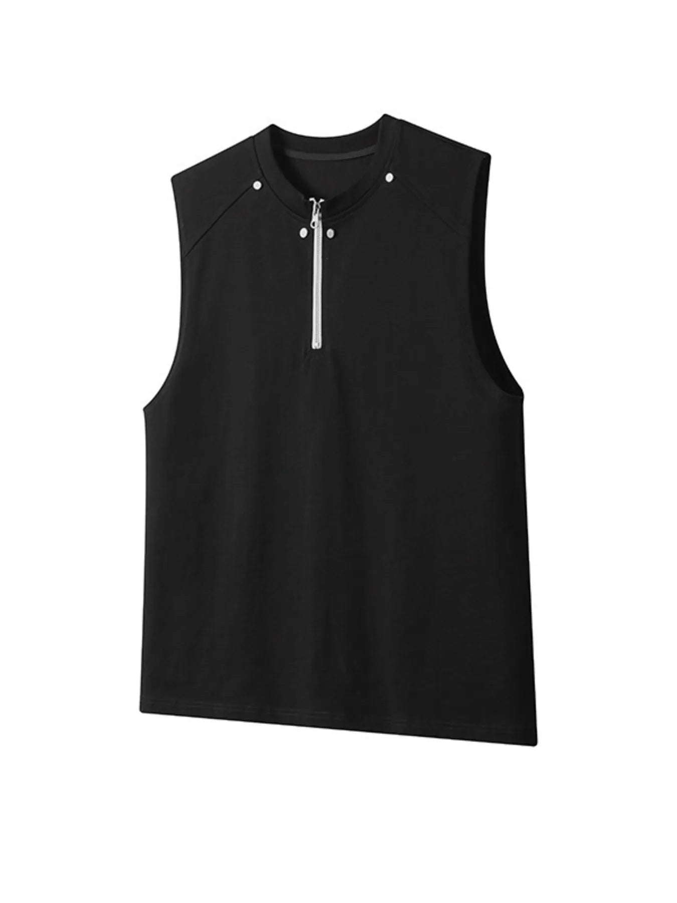 Men's Sleeveless Quarter - Zip Tank Top - My Wear Clothing Co