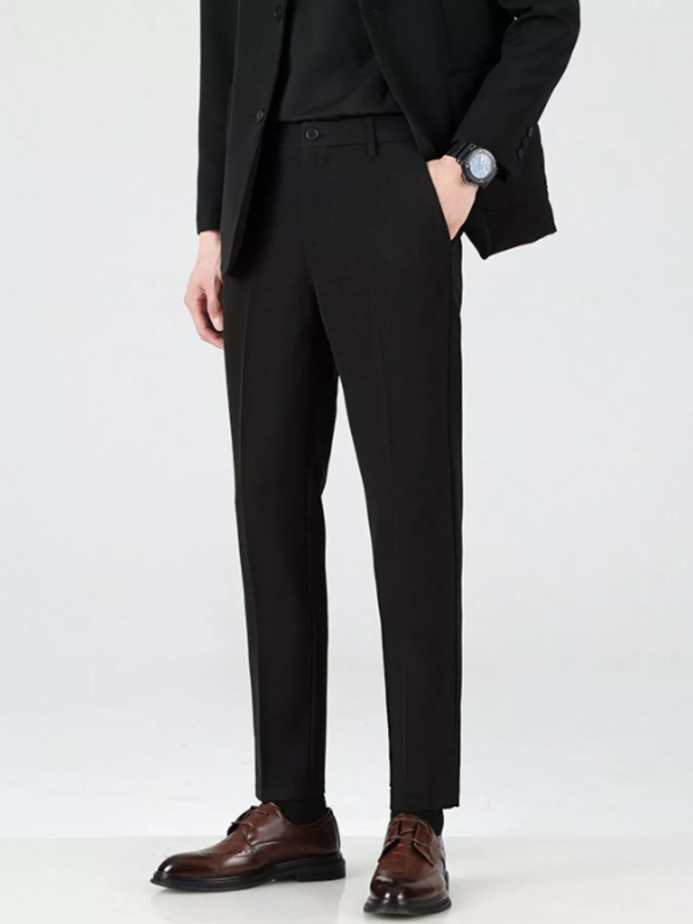 Men's Slim - Fit Business Casual Pants - Effortless style meets everyday comfort - My Wear Clothing Co