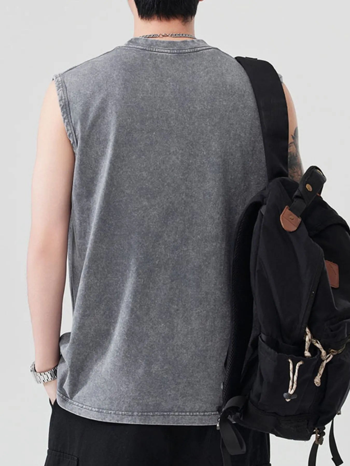 Men's Spider Round Neck Tank - My Wear Clothing Co