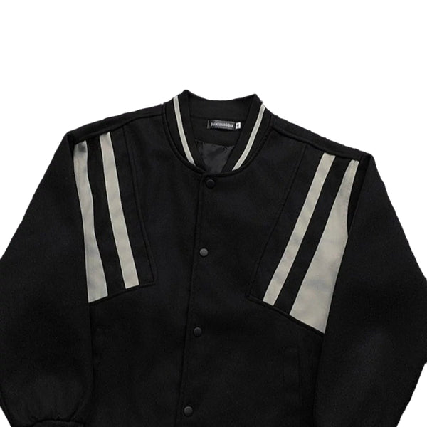 Men's Striped Long Sleeve Jacket - Classic comfort meets everyday style. - My Wear Clothing Co