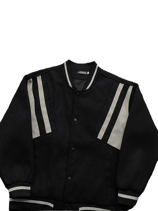 Men's Striped Long Sleeve Jacket - Classic comfort meets everyday style. - My Wear Clothing Co