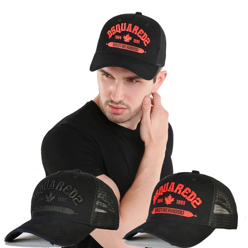 Men's Summer Mesh Baseball Cap – Embroidered Letter Edition - My Wear Clothing Co
