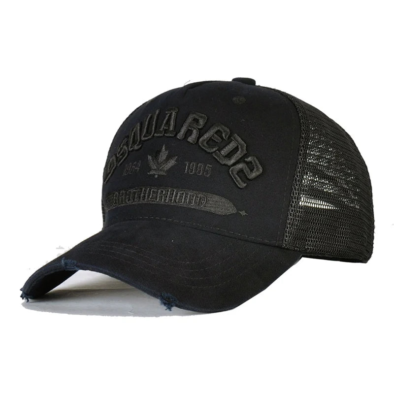 Men's Summer Mesh Baseball Cap – Embroidered Letter Edition - My Wear Clothing Co