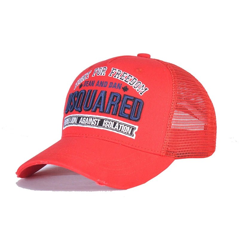 Men's Summer Mesh Baseball Cap – Embroidered Letter Edition - My Wear Clothing Co
