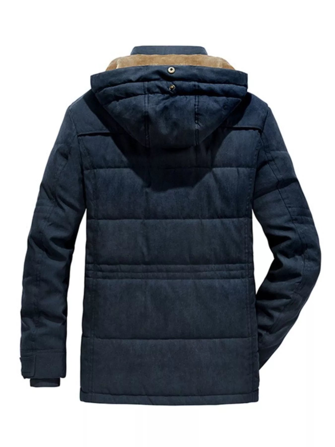 Men's Warm Hooded Zip - Up Winter Coat - Wear It Your Way - My Wear Clothing Co