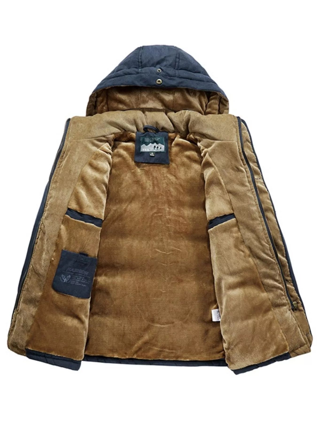 Men's Warm Hooded Zip - Up Winter Coat - Wear It Your Way - My Wear Clothing Co