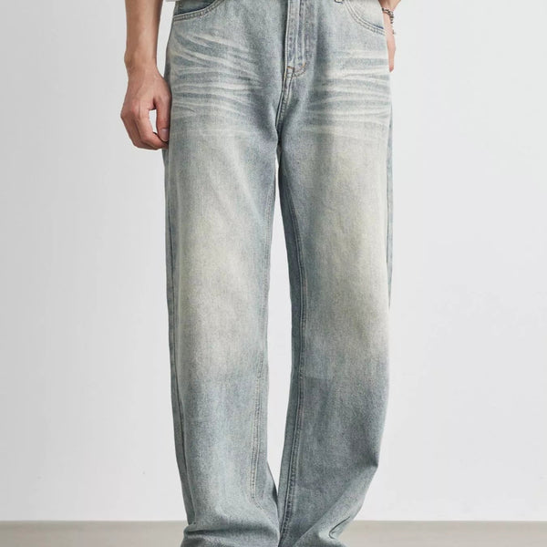 Men's Wash Loose Fit Jeans - My Wear Clothing Co