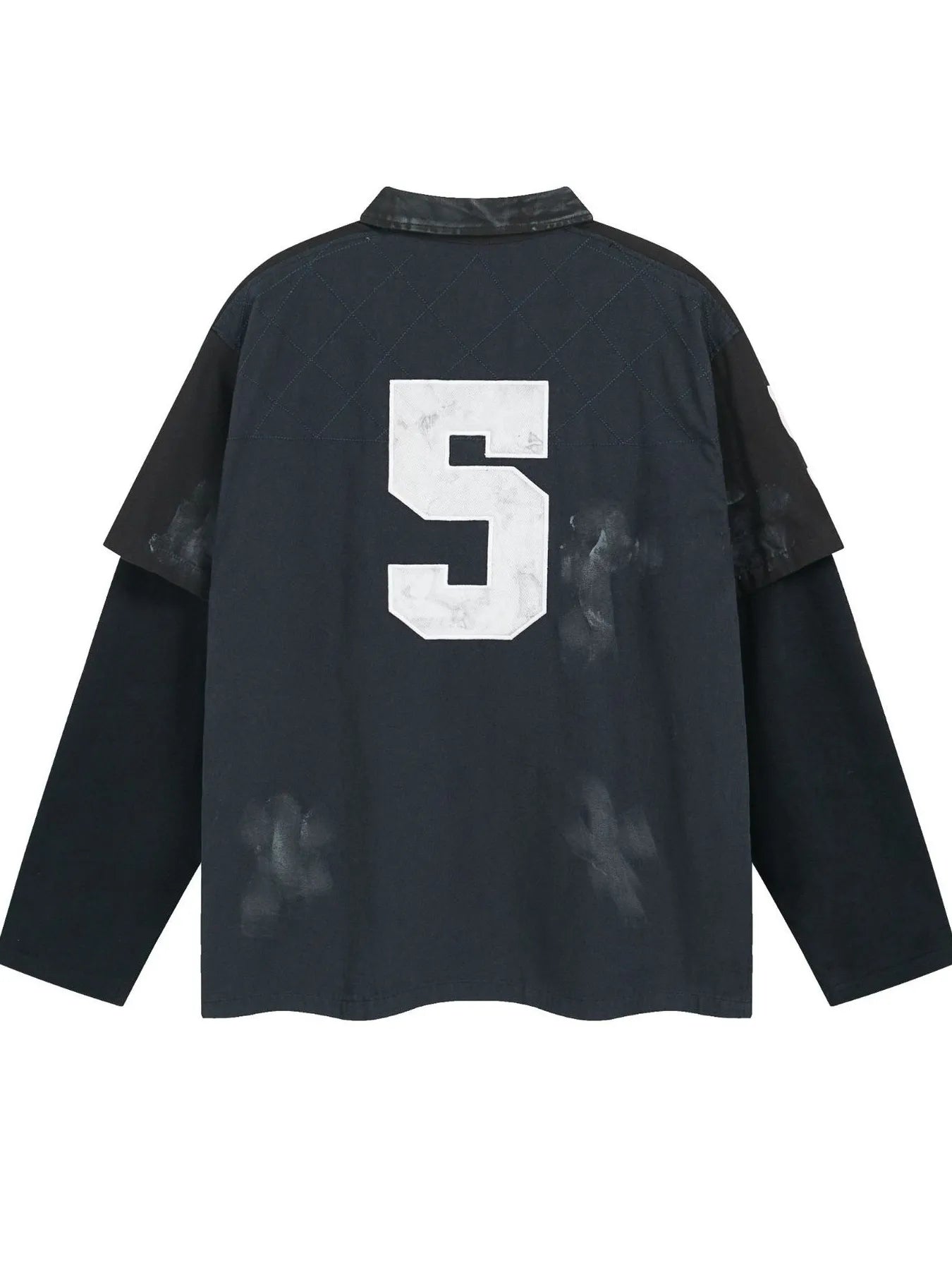 Men's Washed Graphic Rugby Sweatshirt - My Wear Clothing Co