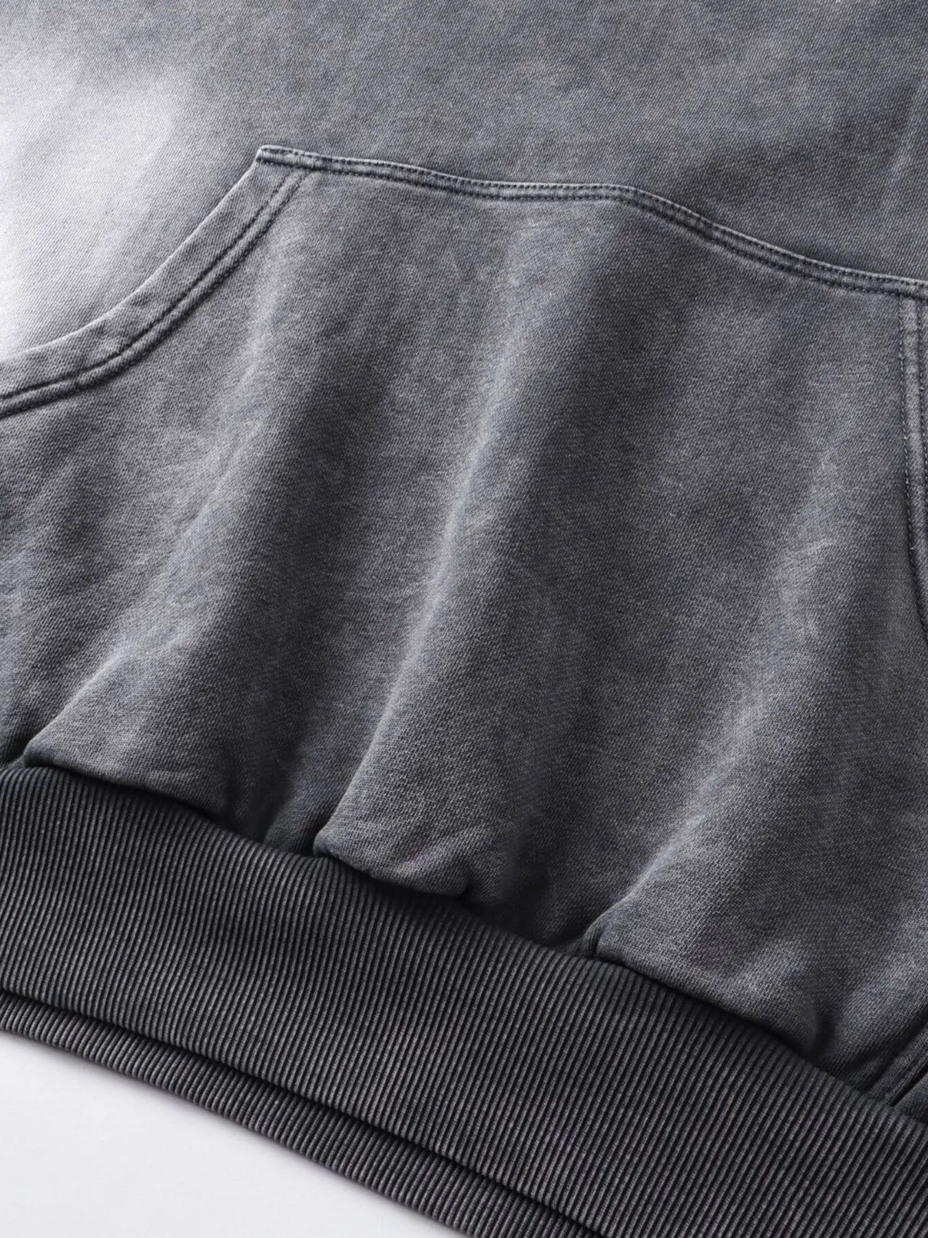 Men's Washed Graphic Striped Sleeve Hoodie - My Wear Clothing Co