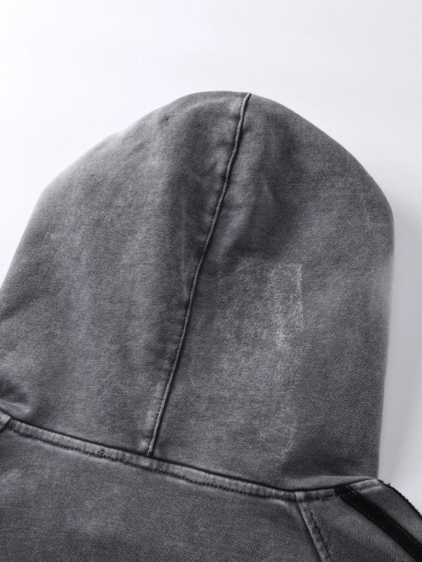 Men's Washed Graphic Striped Sleeve Hoodie - My Wear Clothing Co