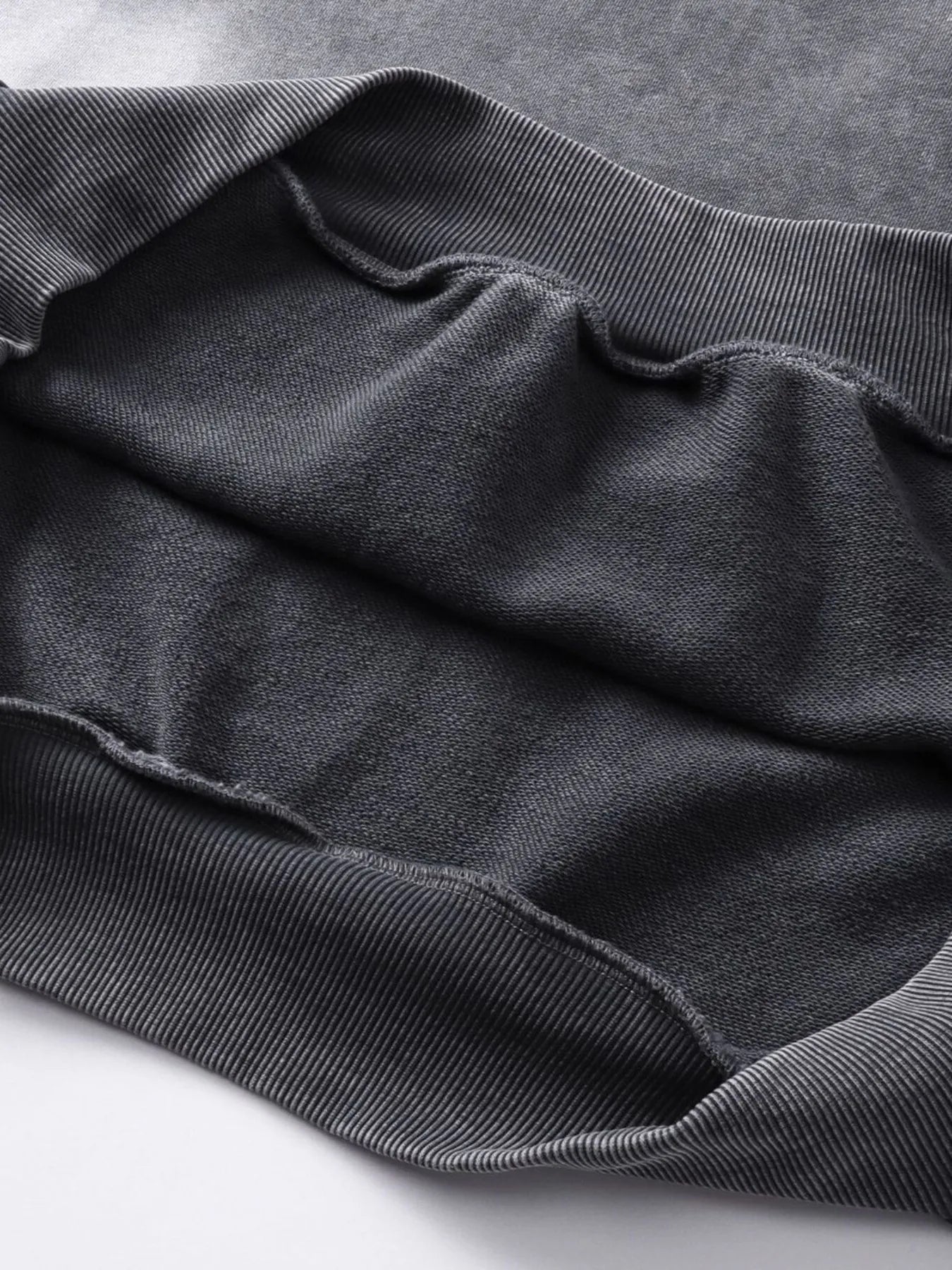 Men's Washed Graphic Striped Sleeve Hoodie - My Wear Clothing Co