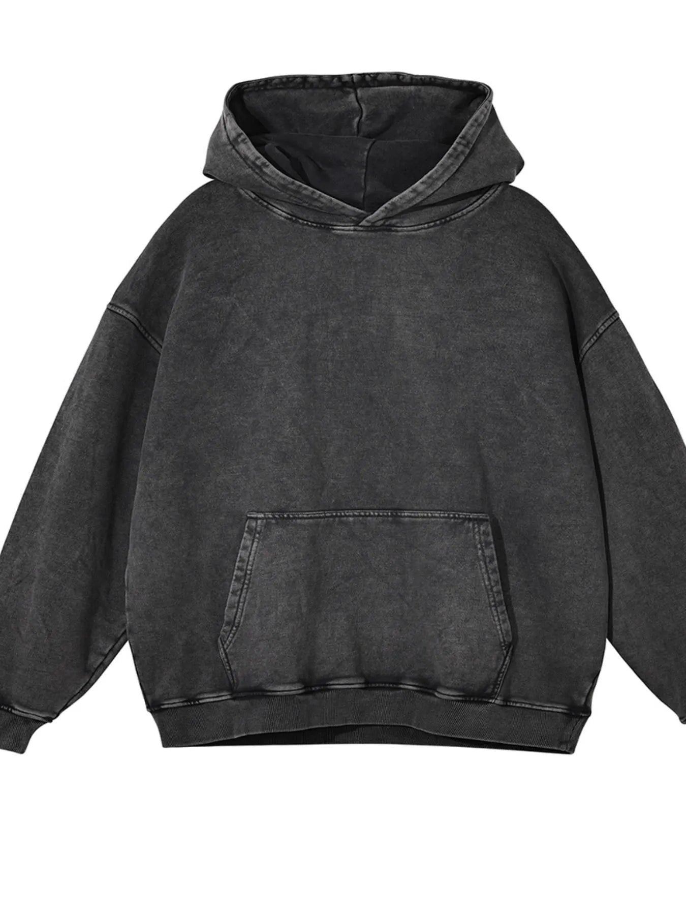 Men's Washed Oversized Long Sleeve Hoodie - My Wear Clothing Co