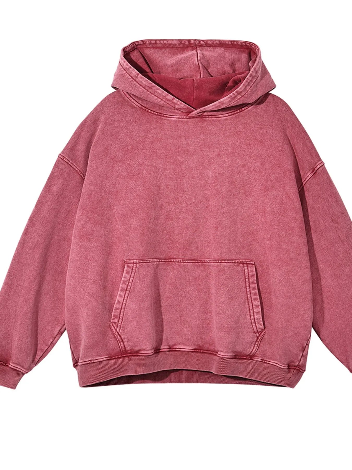 Men's Washed Oversized Long Sleeve Hoodie - My Wear Clothing Co